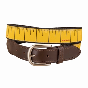 Tape Measure Ribbon Club Belt