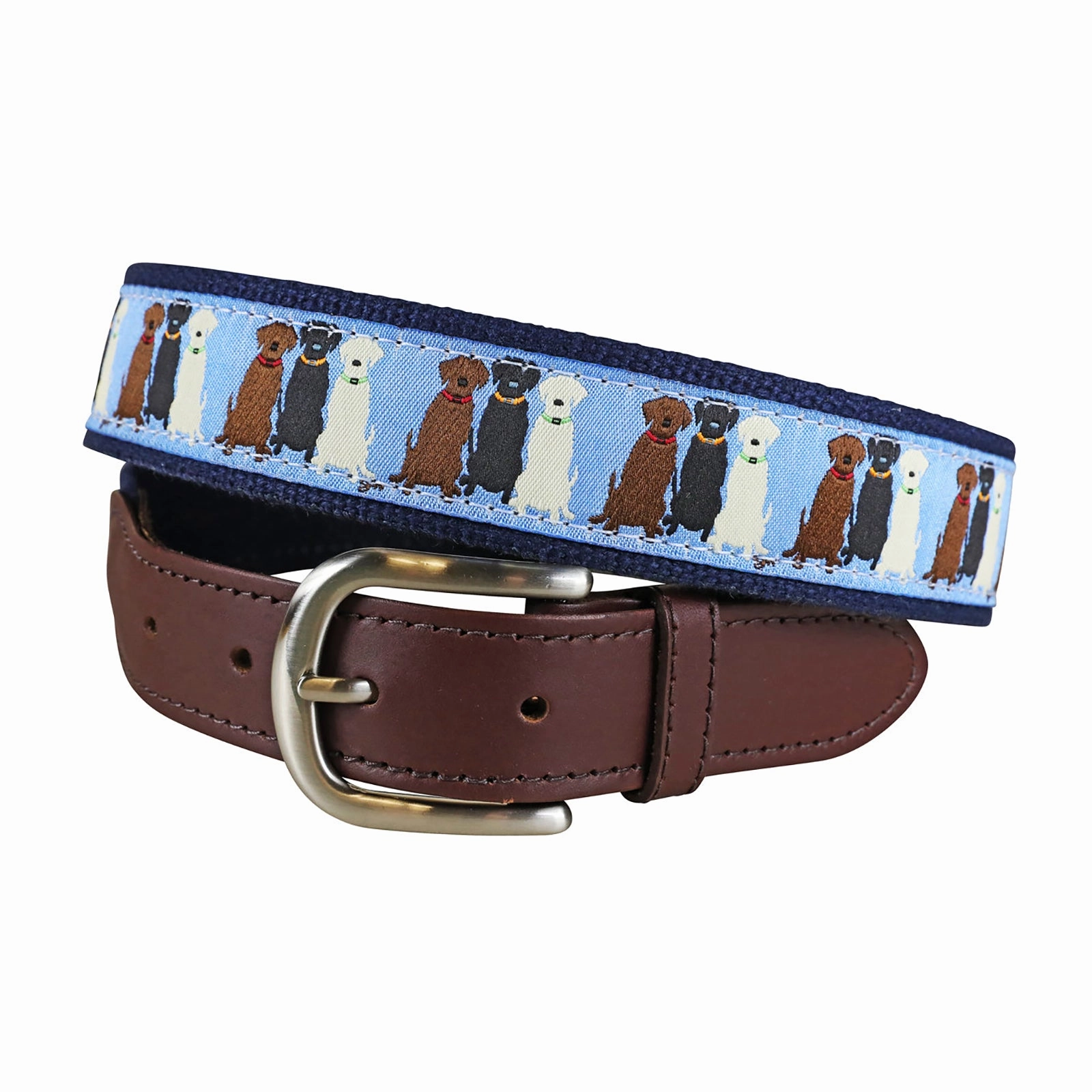Three Labs Ribbon Club Belt