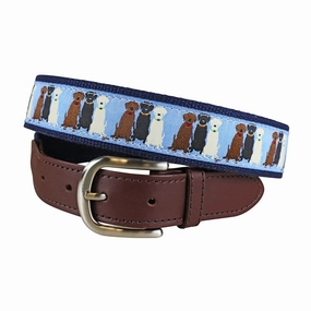 Three Labs Ribbon Club Belt