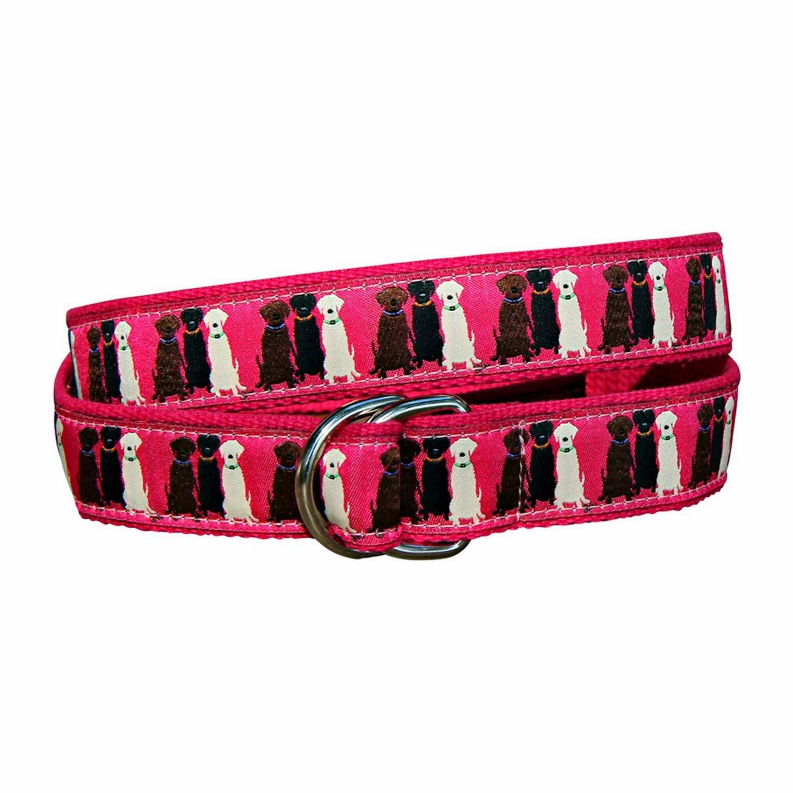 Three Labs Ribbon D-Ring Belt