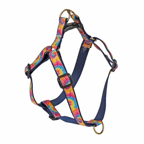 Tie Dye Ribbon Dog Harness