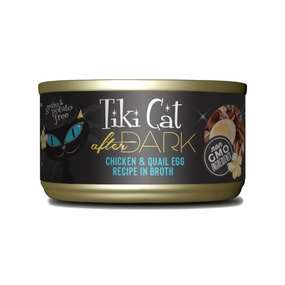 Tiki Cat After Dark Chicken & Quail Egg Recipe in Broth