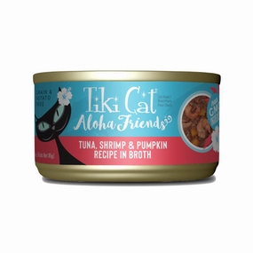 Tiki Cat Aloha Friends Tuna, Shrimp & Pumpkin Can