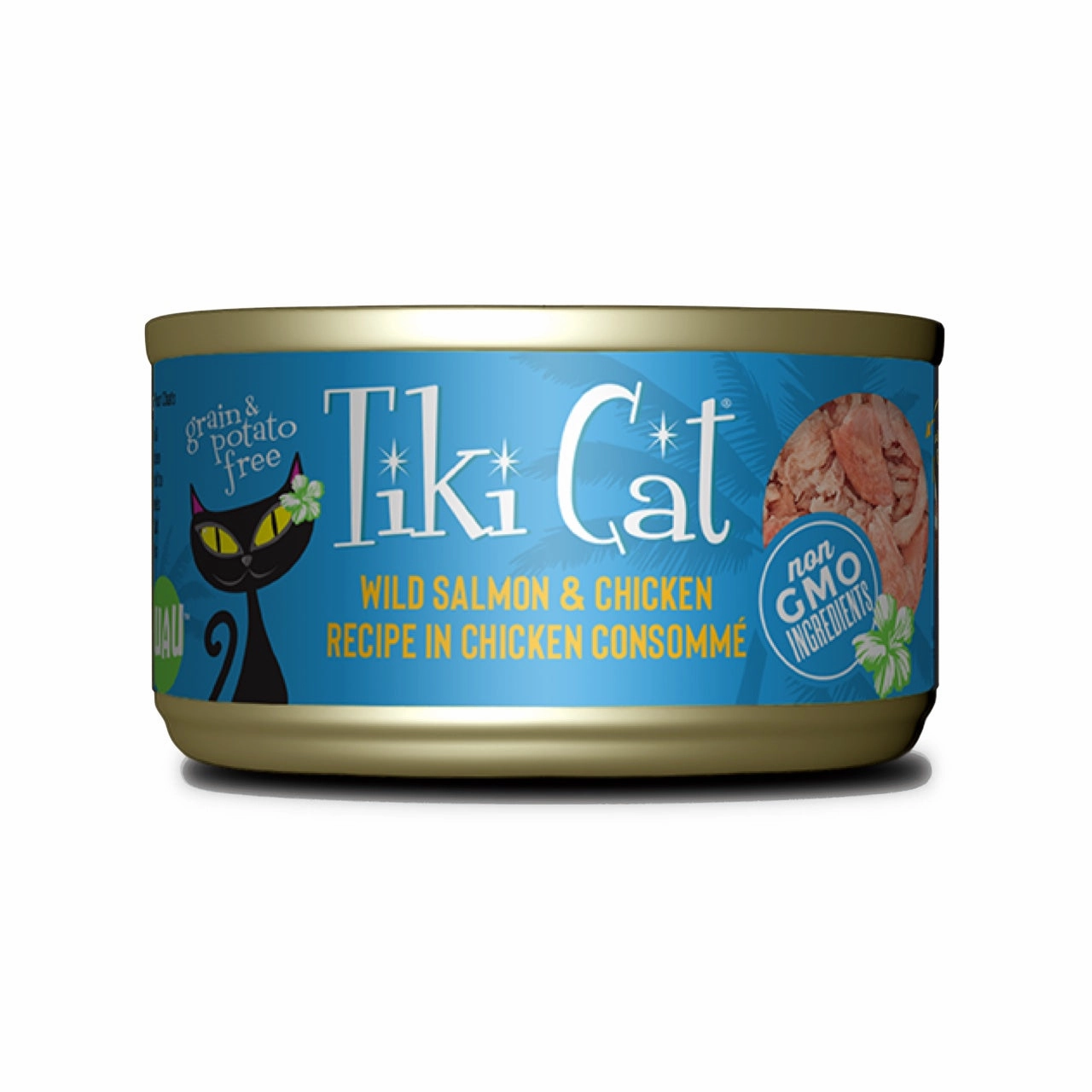 Tiki Cat Luau Wild Salmon & Chicken Can