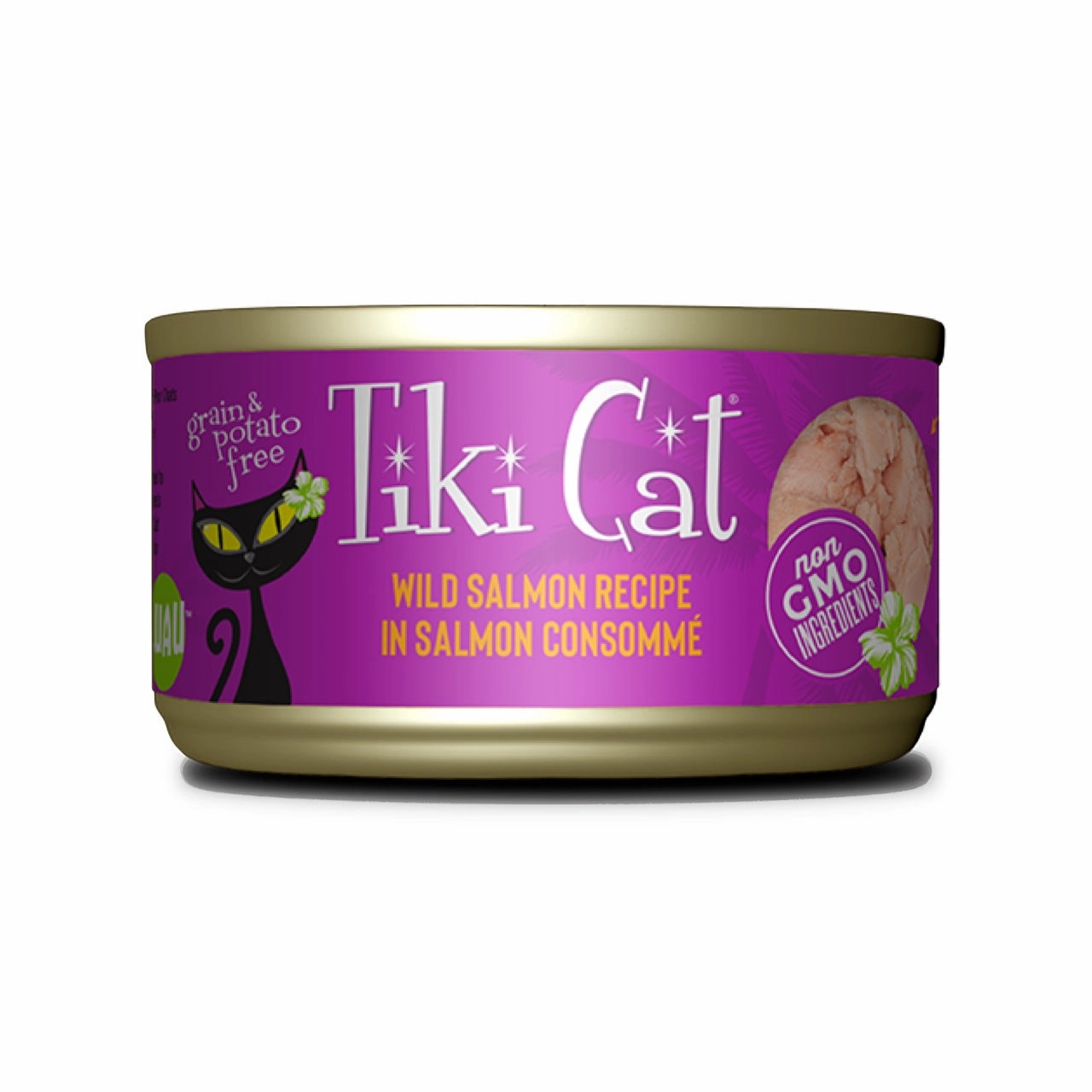 Tiki Cat Luau Wild Salmon Can