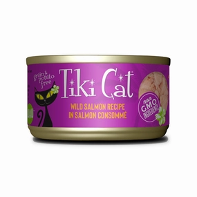 Tiki Cat Luau Wild Salmon Can