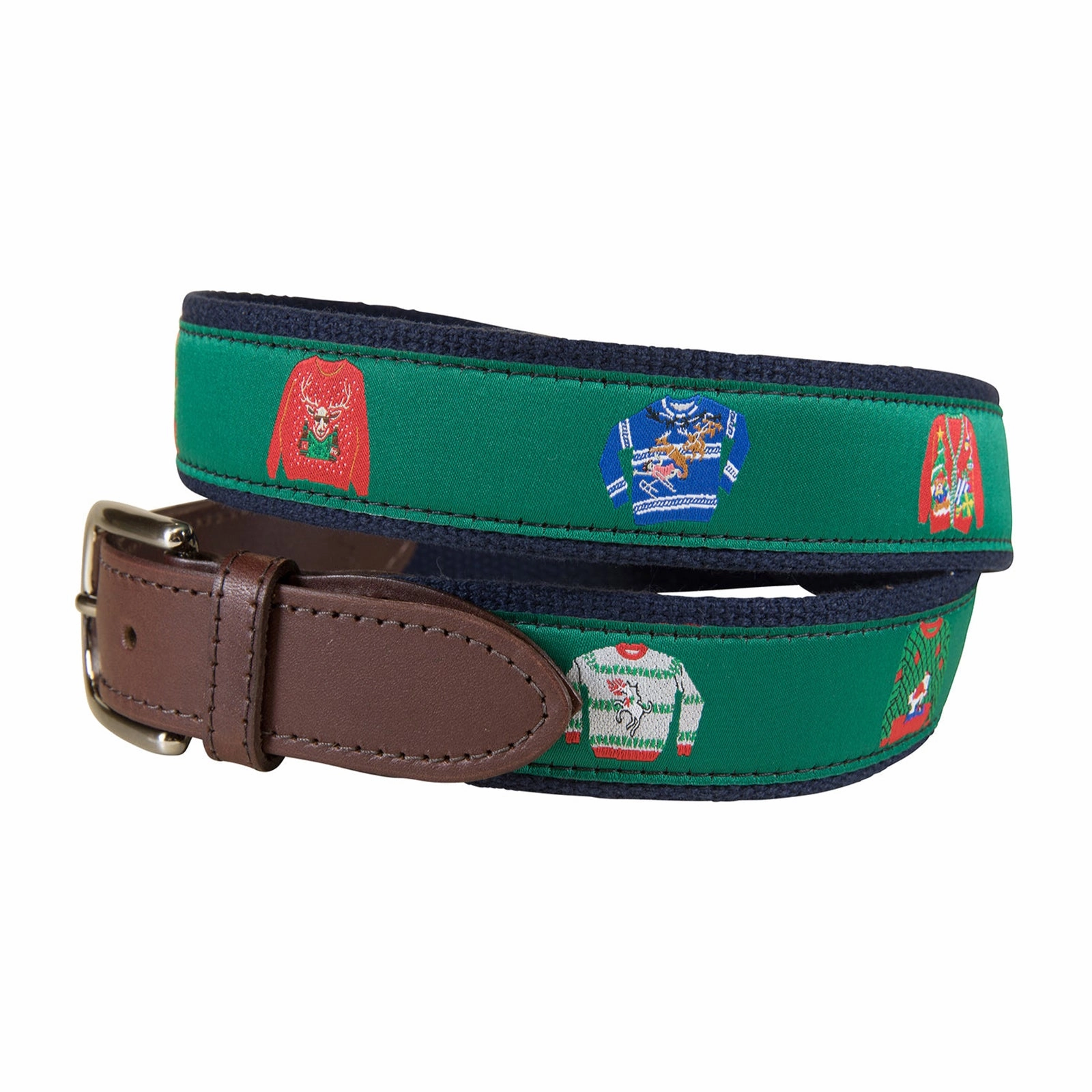 Ugly Christmas Sweater Ribbon Club Belt