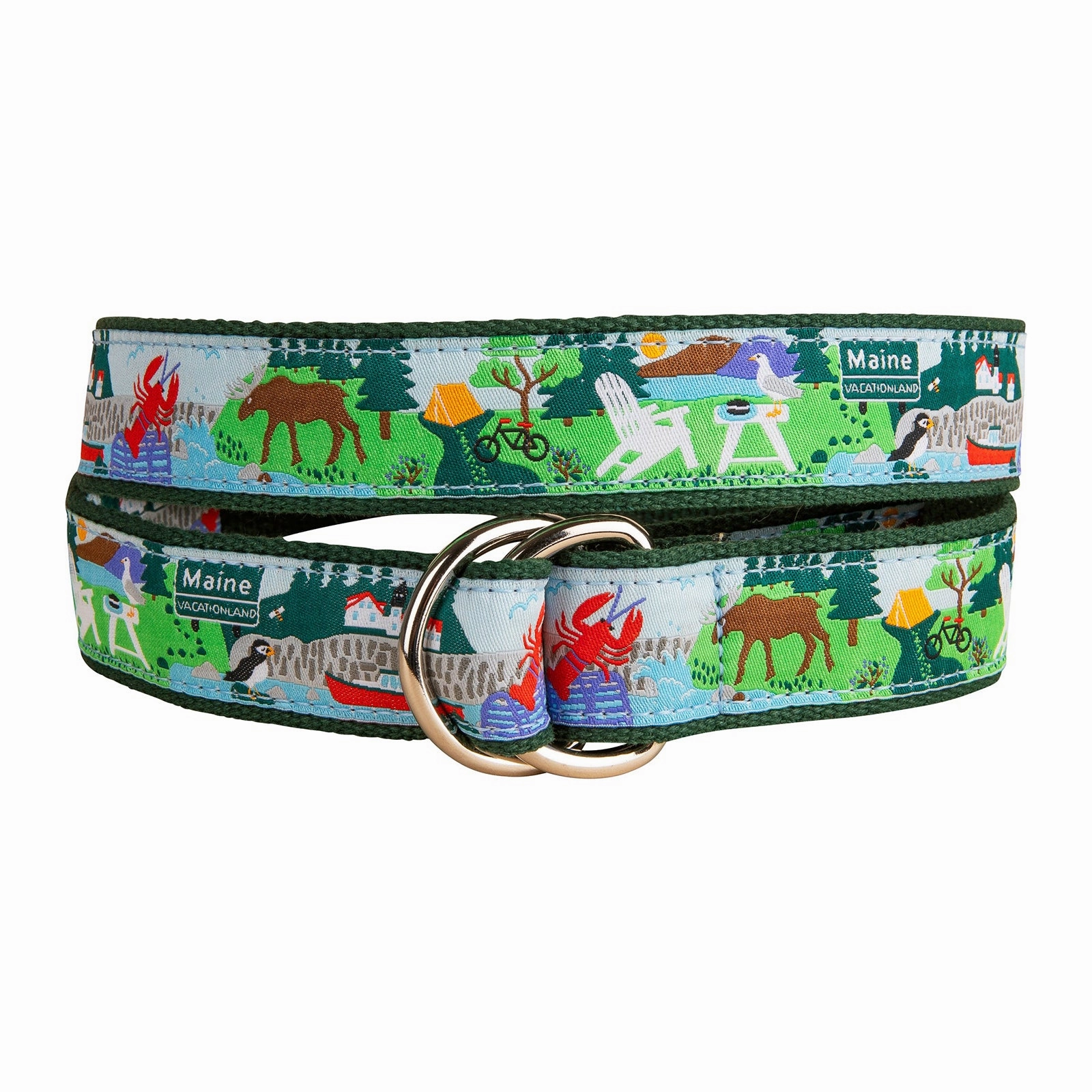 Vacationland Ribbon D-Ring Belt