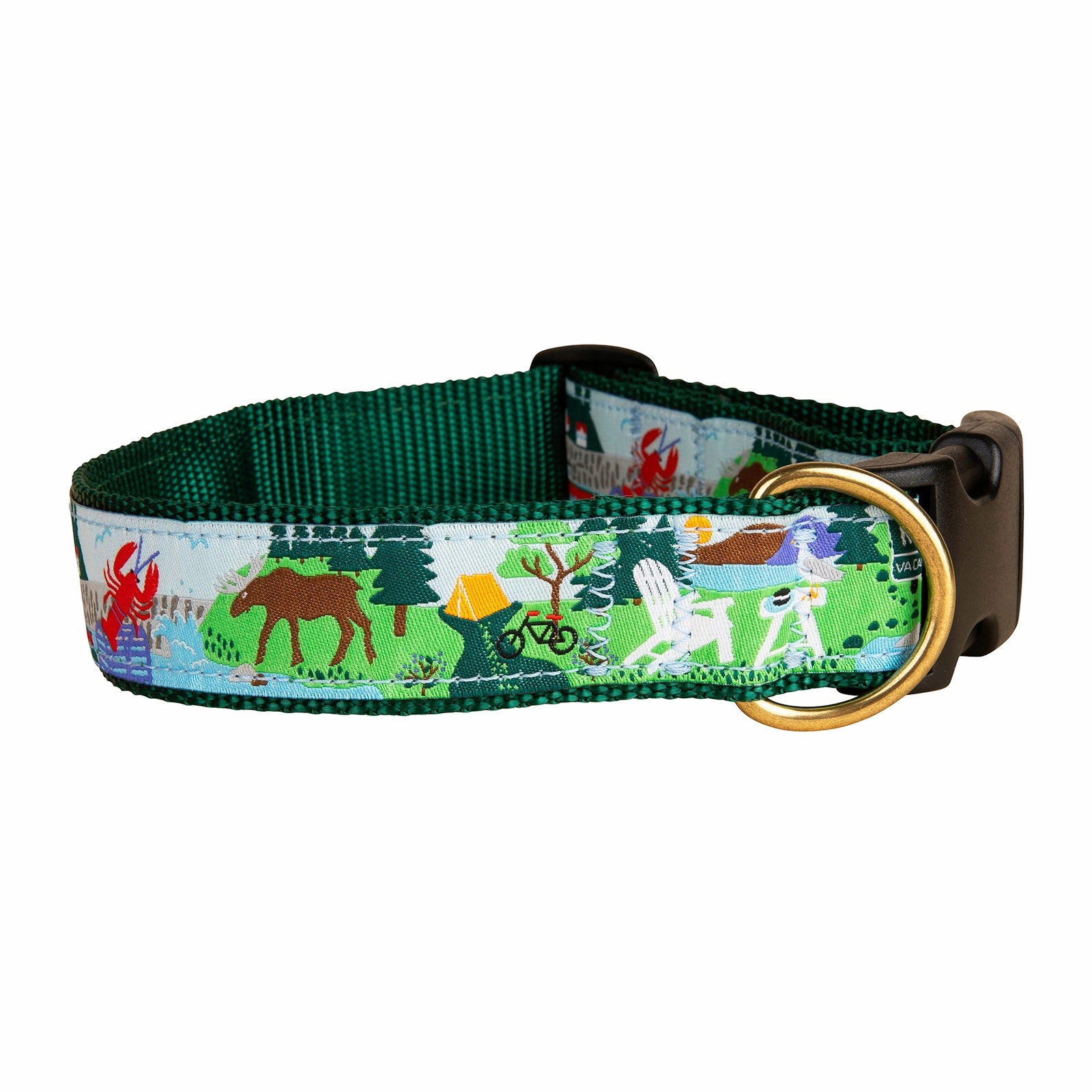 Vacationland Ribbon Dog Collar