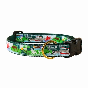Vacationland Ribbon Dog Collar