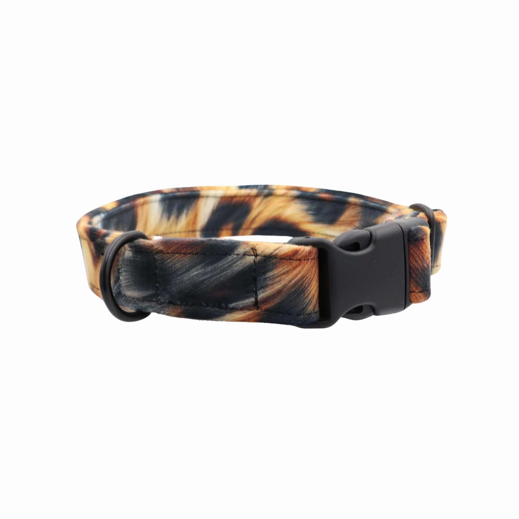 Velour Dog Collar | Wild | Width: 15-20-25-30-40-50 mm
