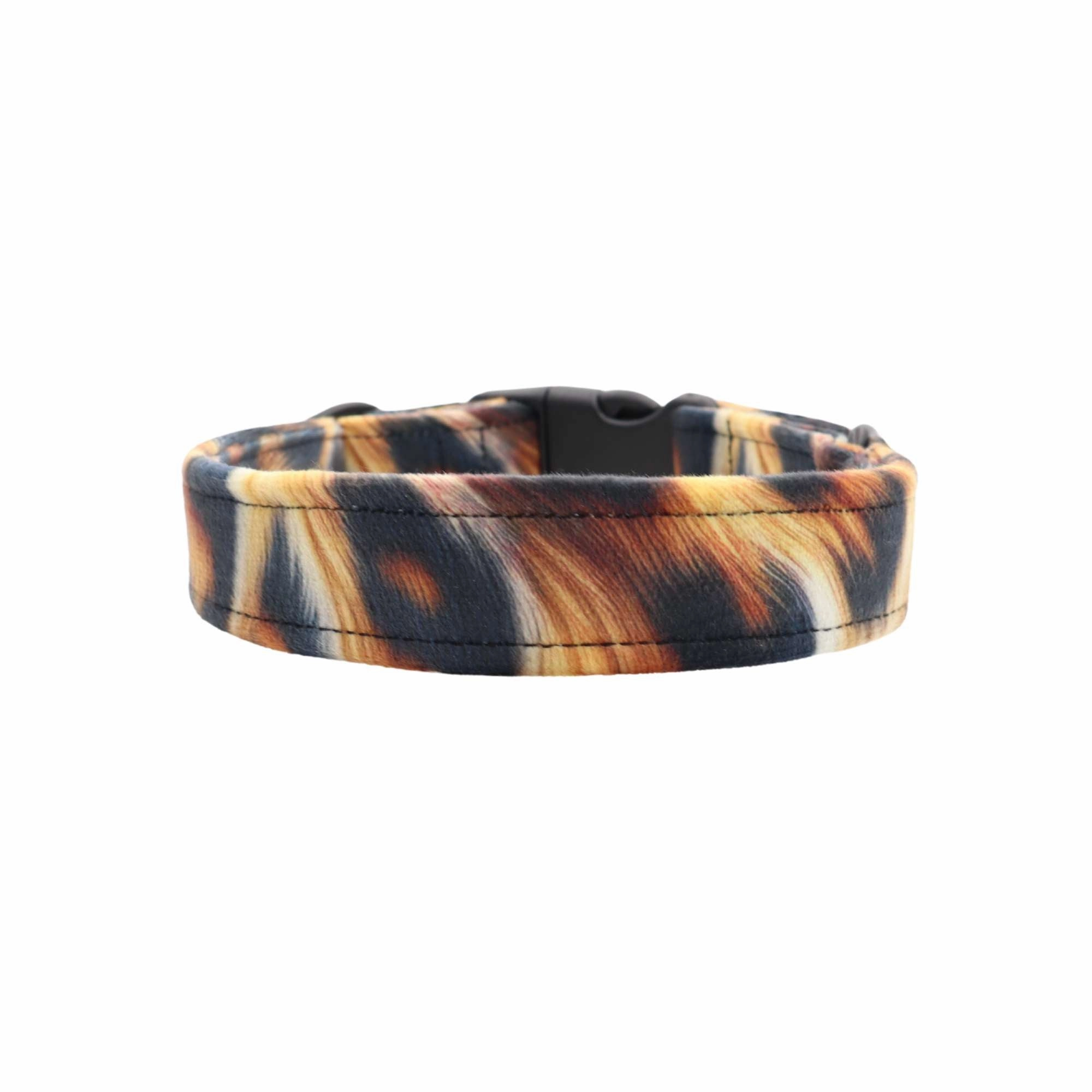 Velour Dog Collar | Wild | Width: 15-20-25-30-40-50 mm