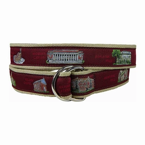 View from the Green | Harvard Ribbon D-Ring Belt