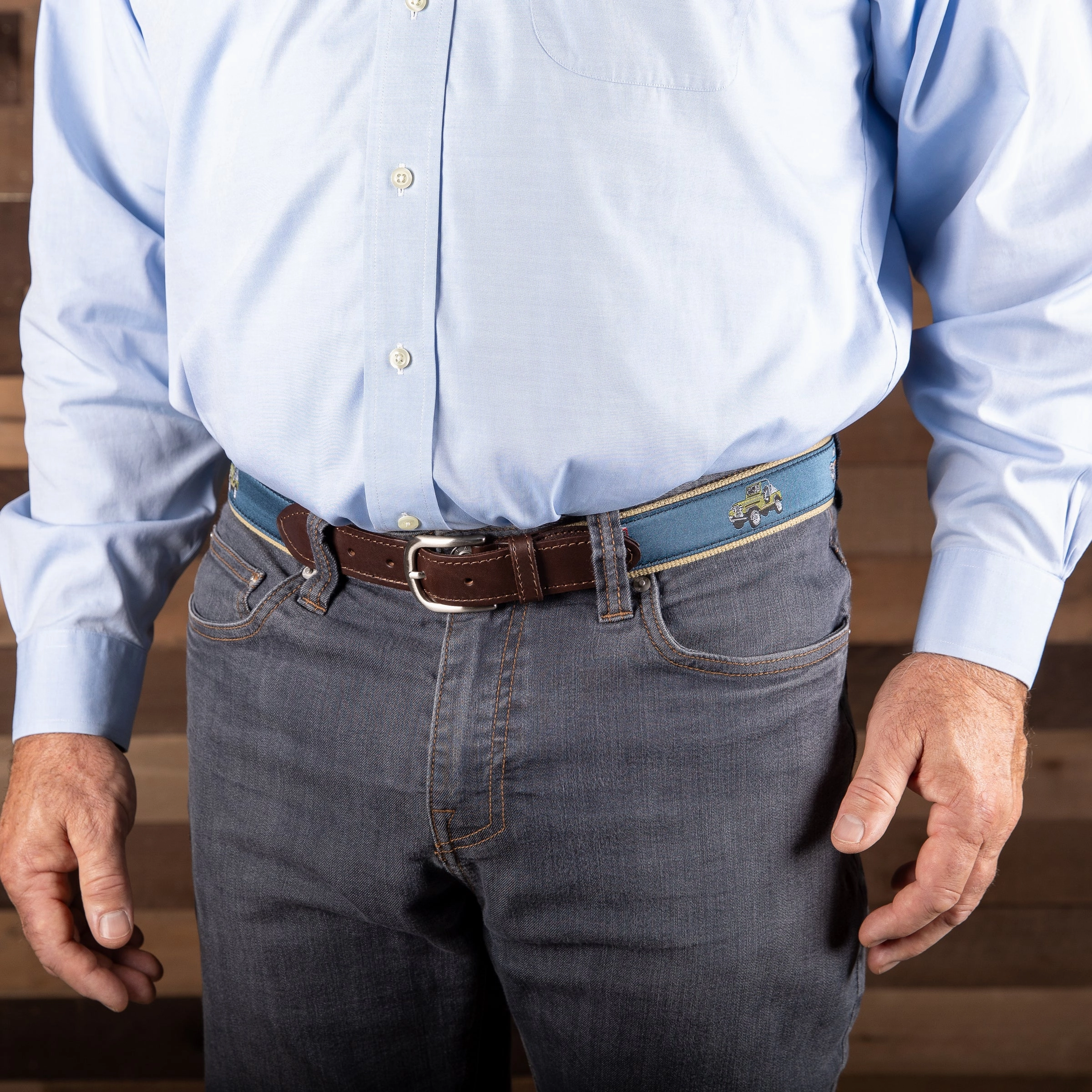 Vintage 4x4s Ribbon Club Belt