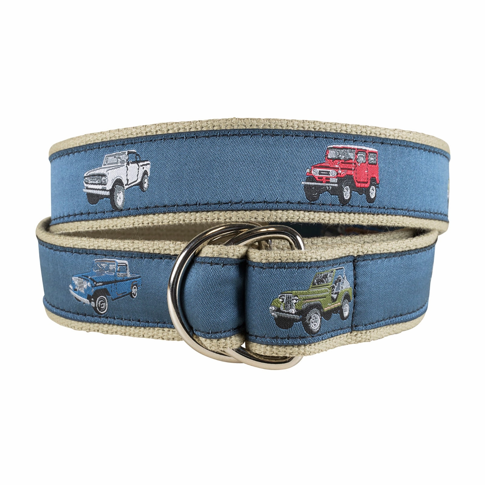 Vintage 4x4s Ribbon D-Ring Belt