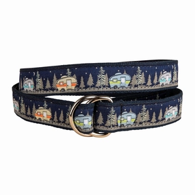 Vintage Camper Ribbon D-Ring Belt