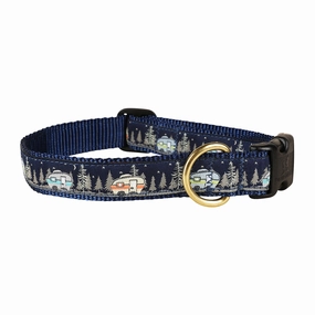Vintage Camper Ribbon Dog Collar