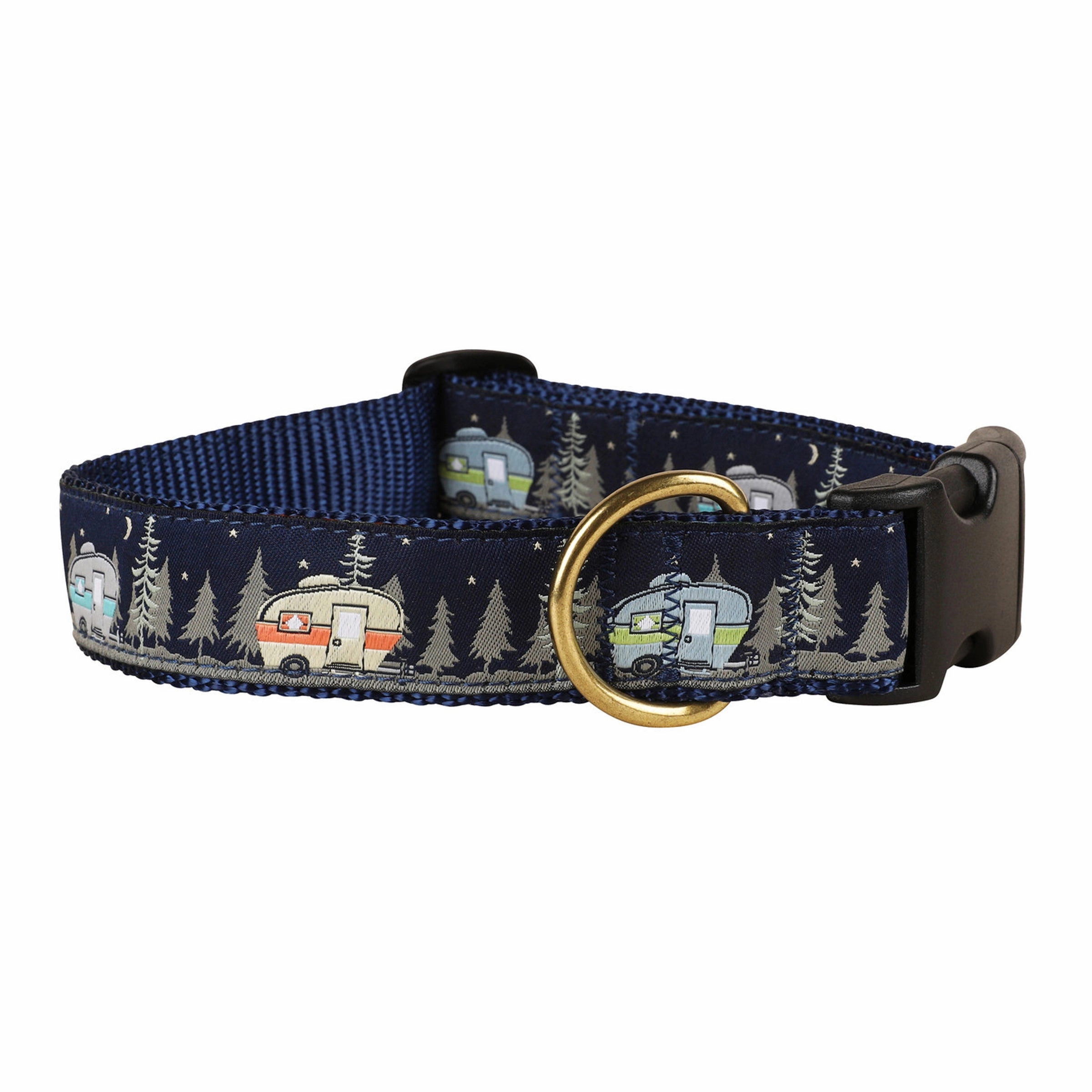 Vintage Camper Ribbon Dog Collar