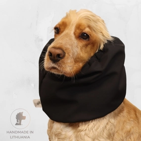 Waterproof Daily Dog Snood | Winter Snood | Black