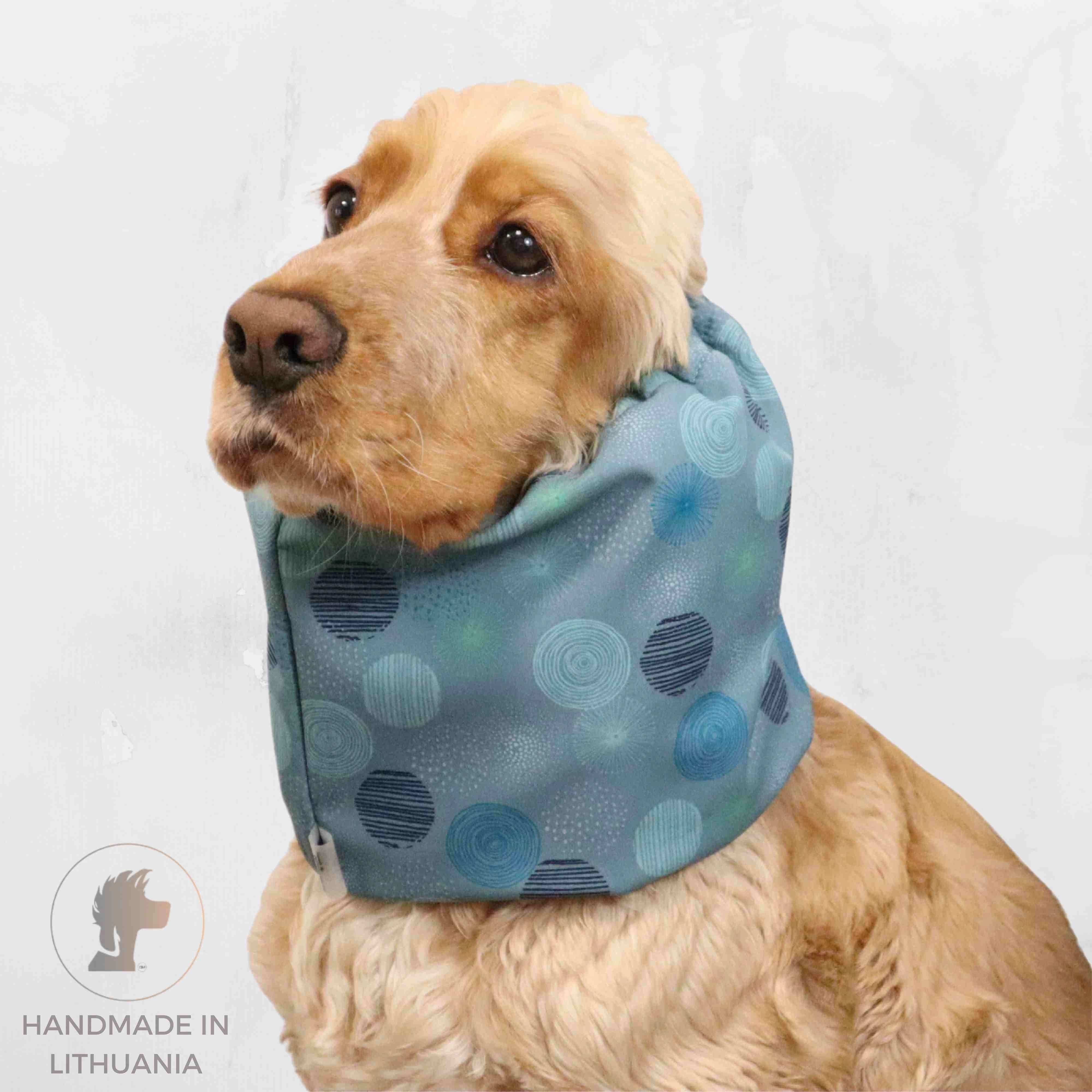 Waterproof Daily Dog Snood | Winter Snood | Blue Petrol Flufs