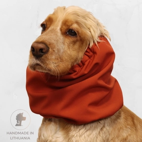 Waterproof Daily Dog Snood | Winter Snood | Burnt Orange