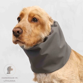 Waterproof Daily Dog Snood | Winter Snood | Grey