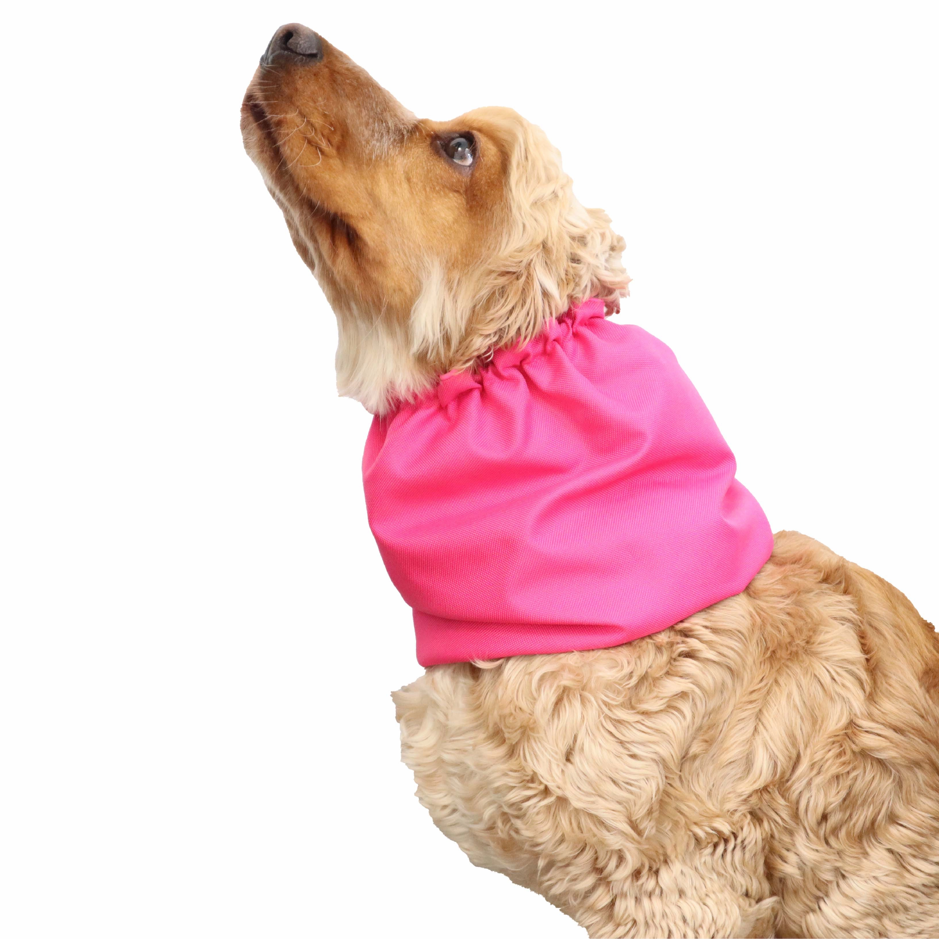 Waterproof Dog Snood | Barbie Pink