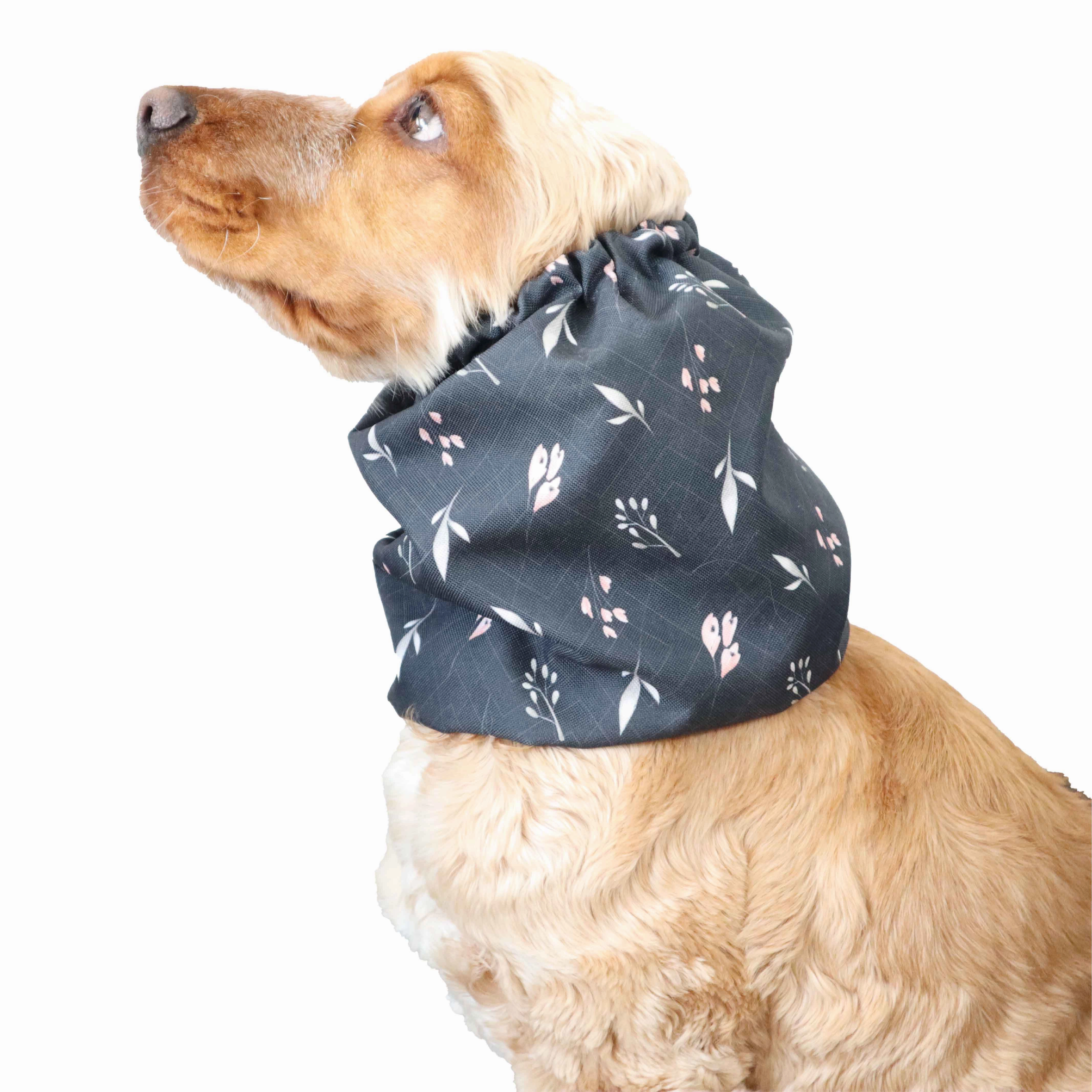 Waterproof Dog Snood | Black Twigs