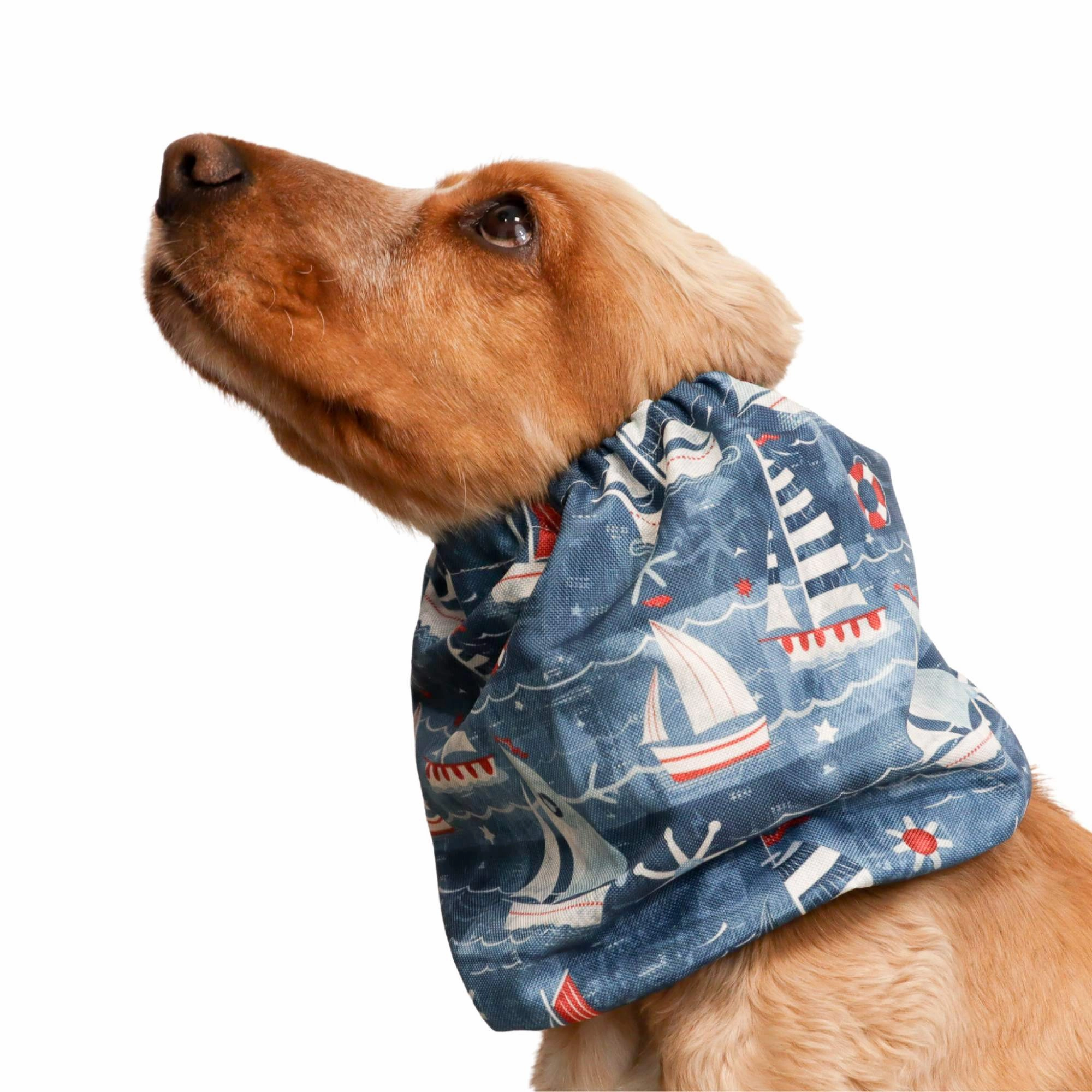 Waterproof Dog Snood | Blue Regatta