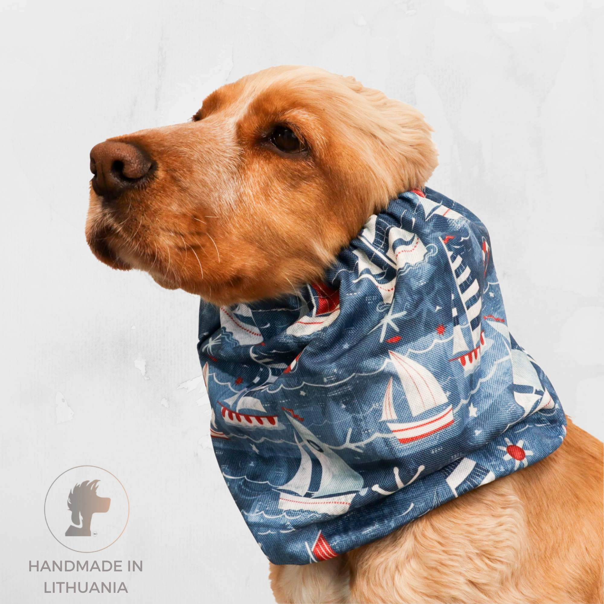 Waterproof Dog Snood | Blue Regatta