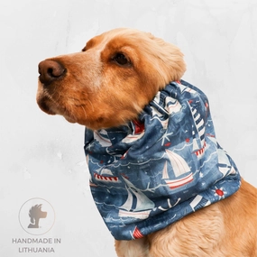 Waterproof Dog Snood | Blue Regatta