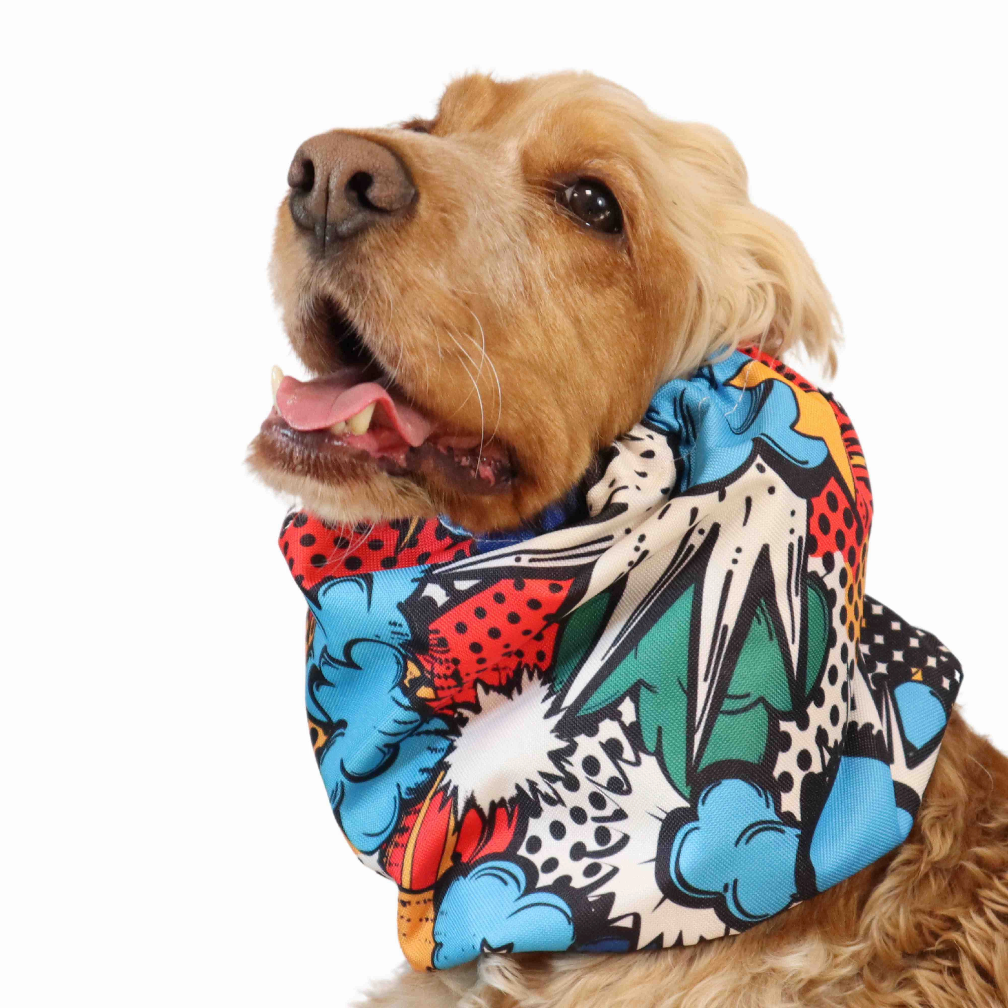 Waterproof Dog Snood | Comic book