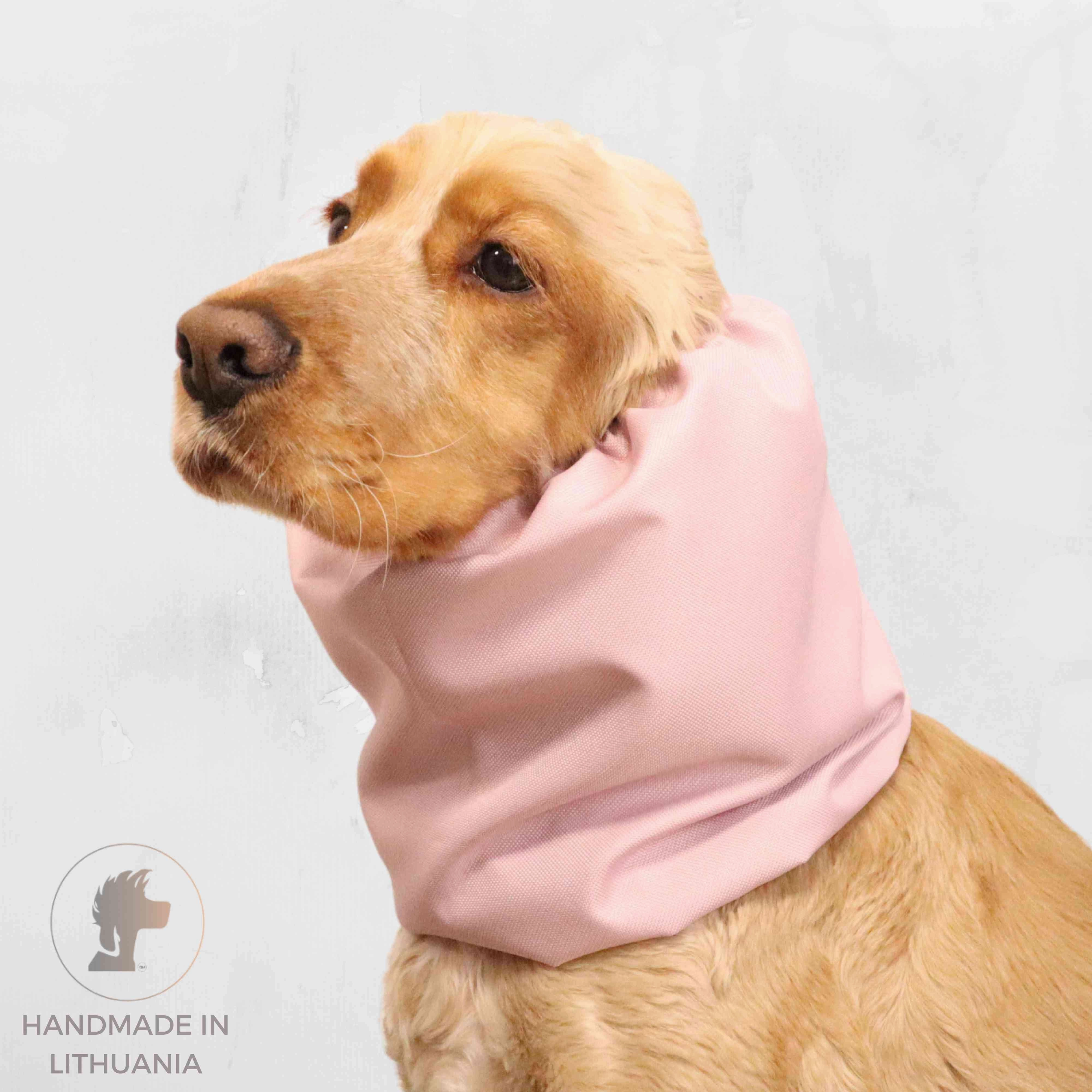Waterproof Dog Snood | Cream Rose