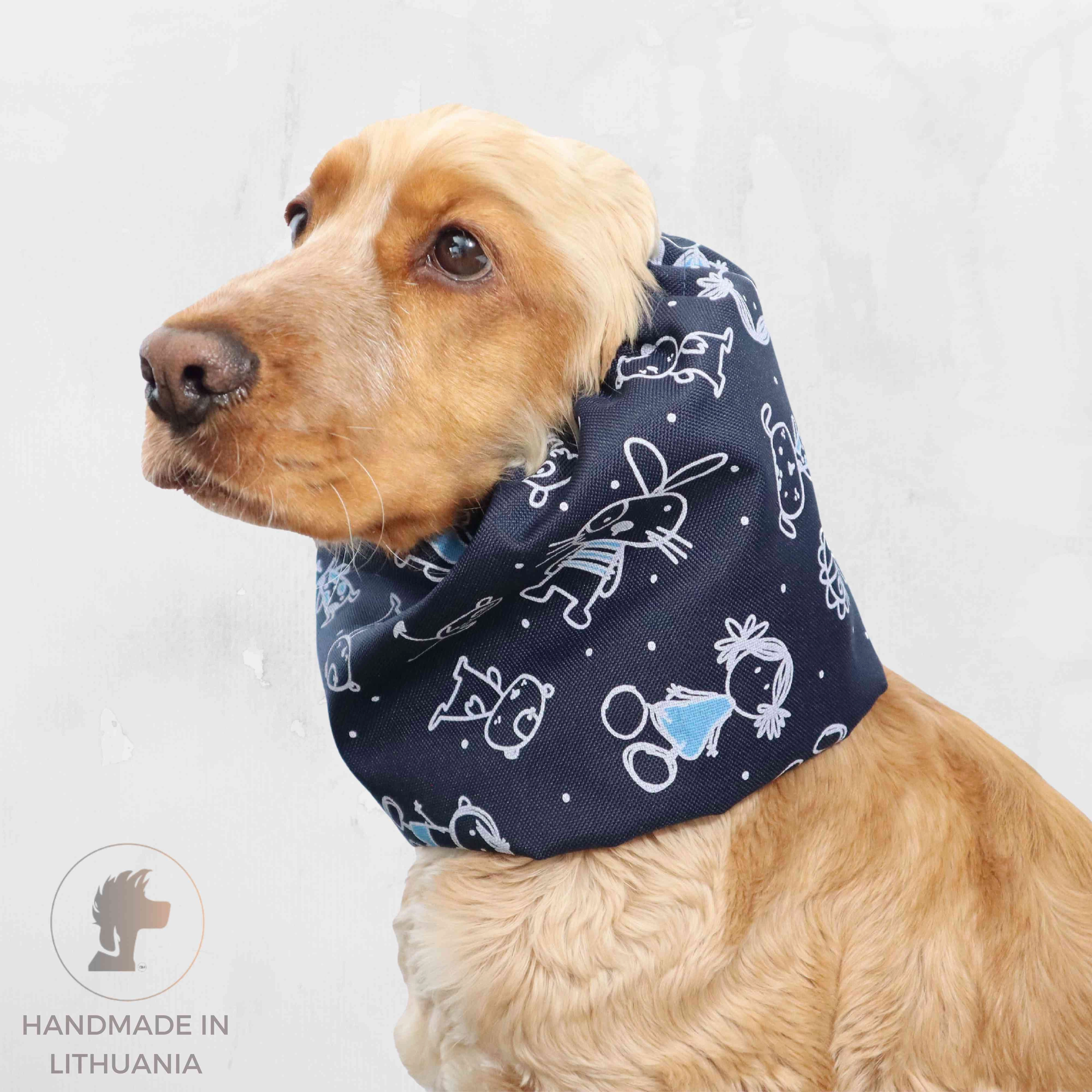 Waterproof Dog Snood | Friends Navy Blue