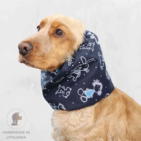 Waterproof Dog Snood | Friends Navy Blue