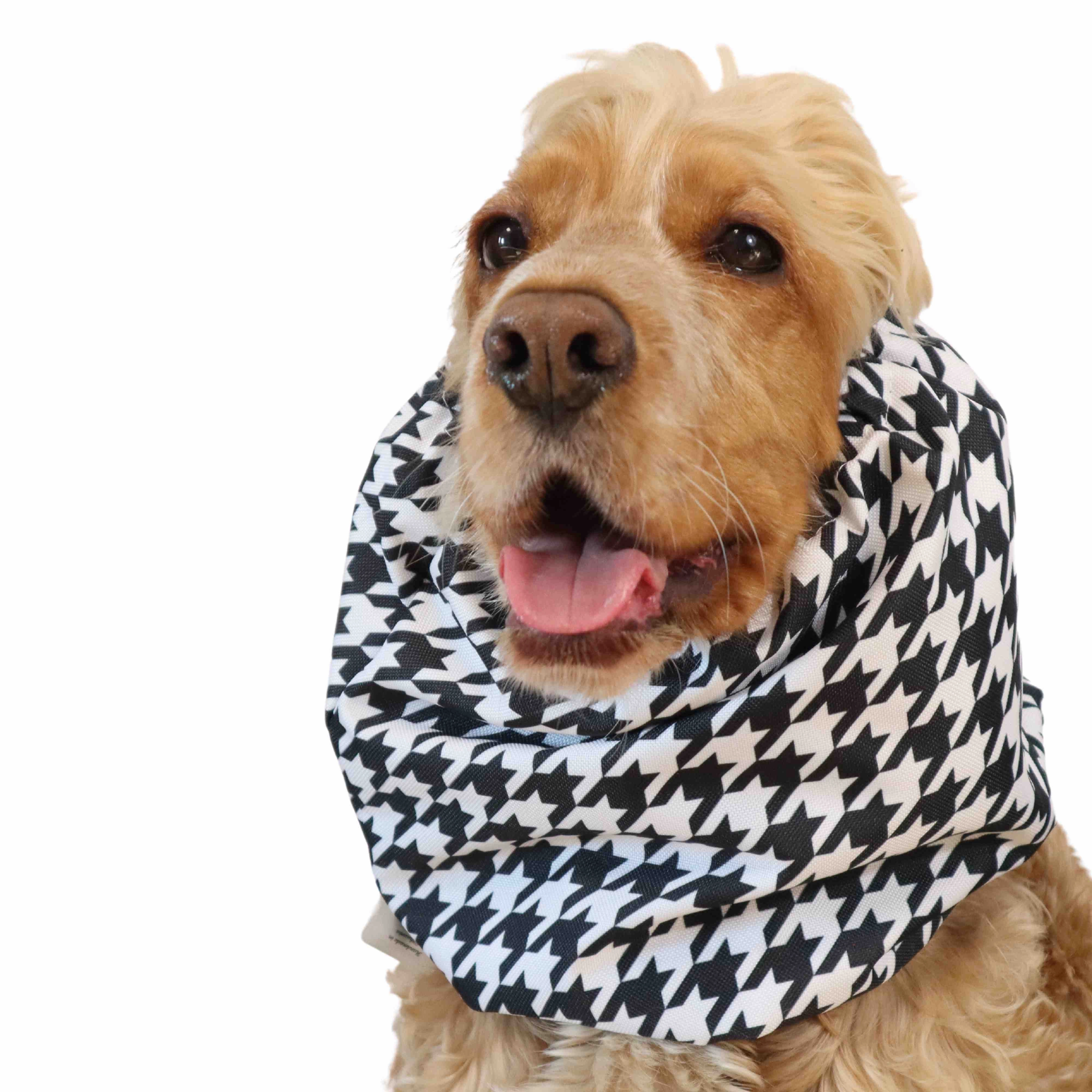 Waterproof Dog Snood | Houndstooth