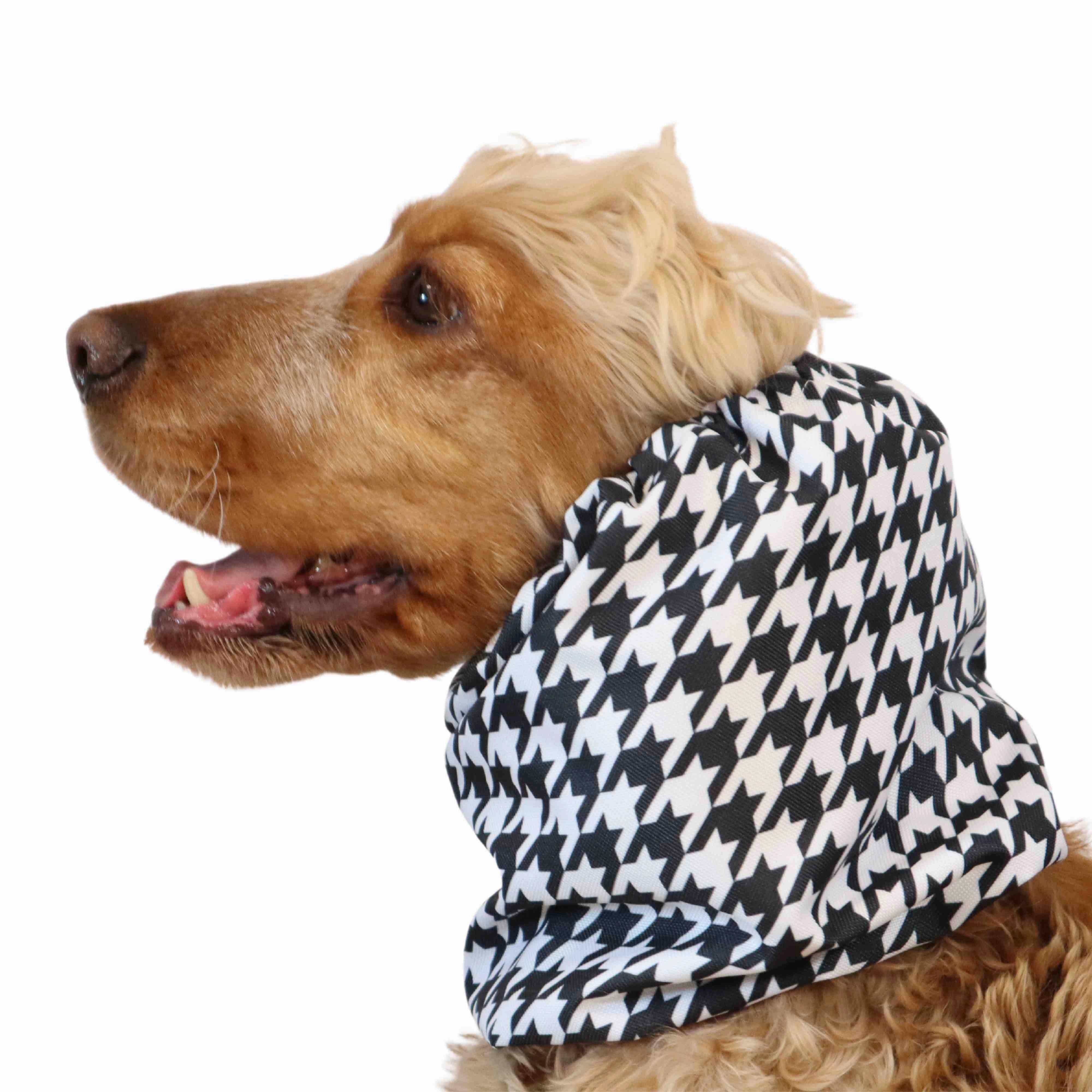 Waterproof Dog Snood | Houndstooth