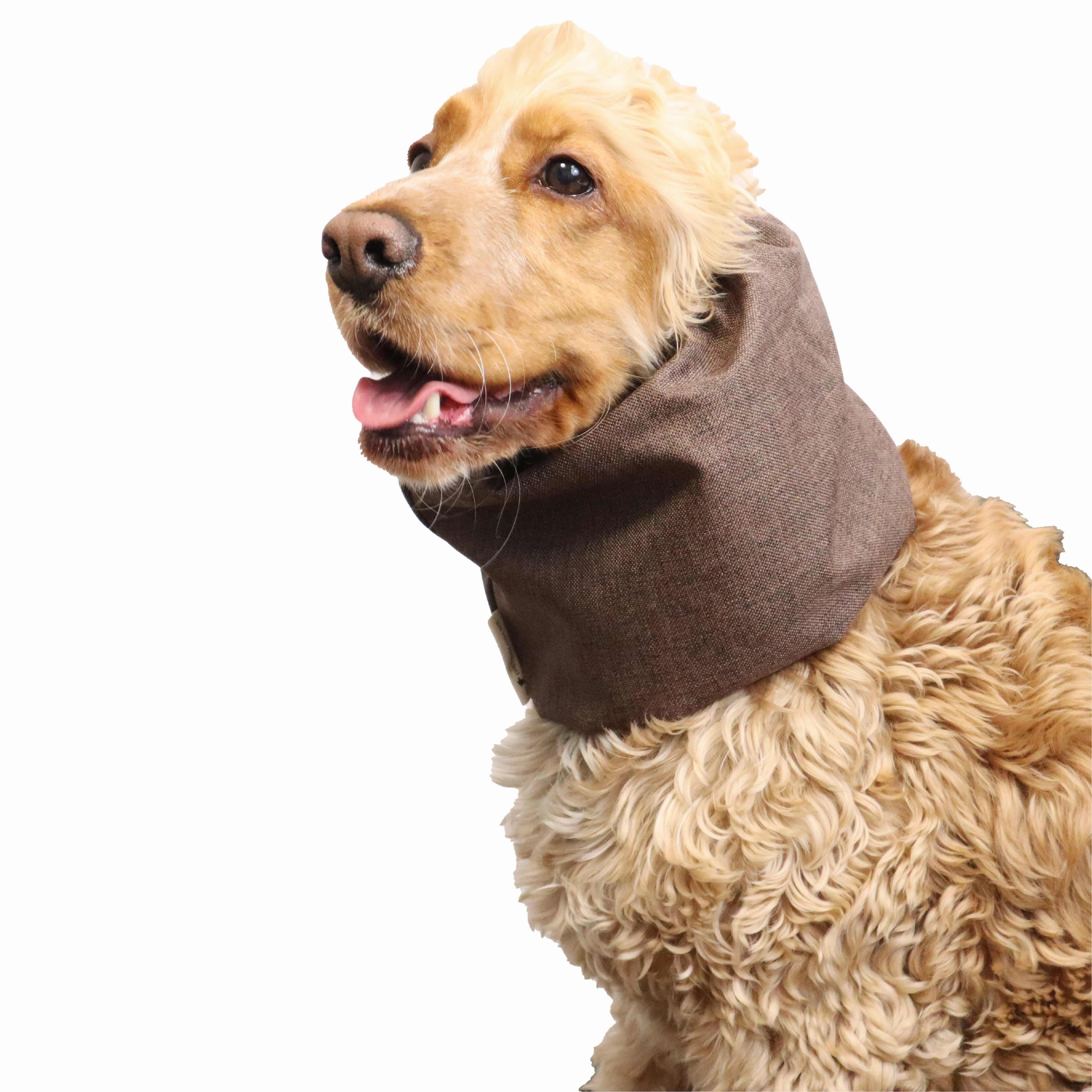 Waterproof Dog Snood | Jeans Brown