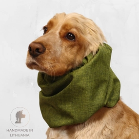 Waterproof Dog Snood | Jeans Green
