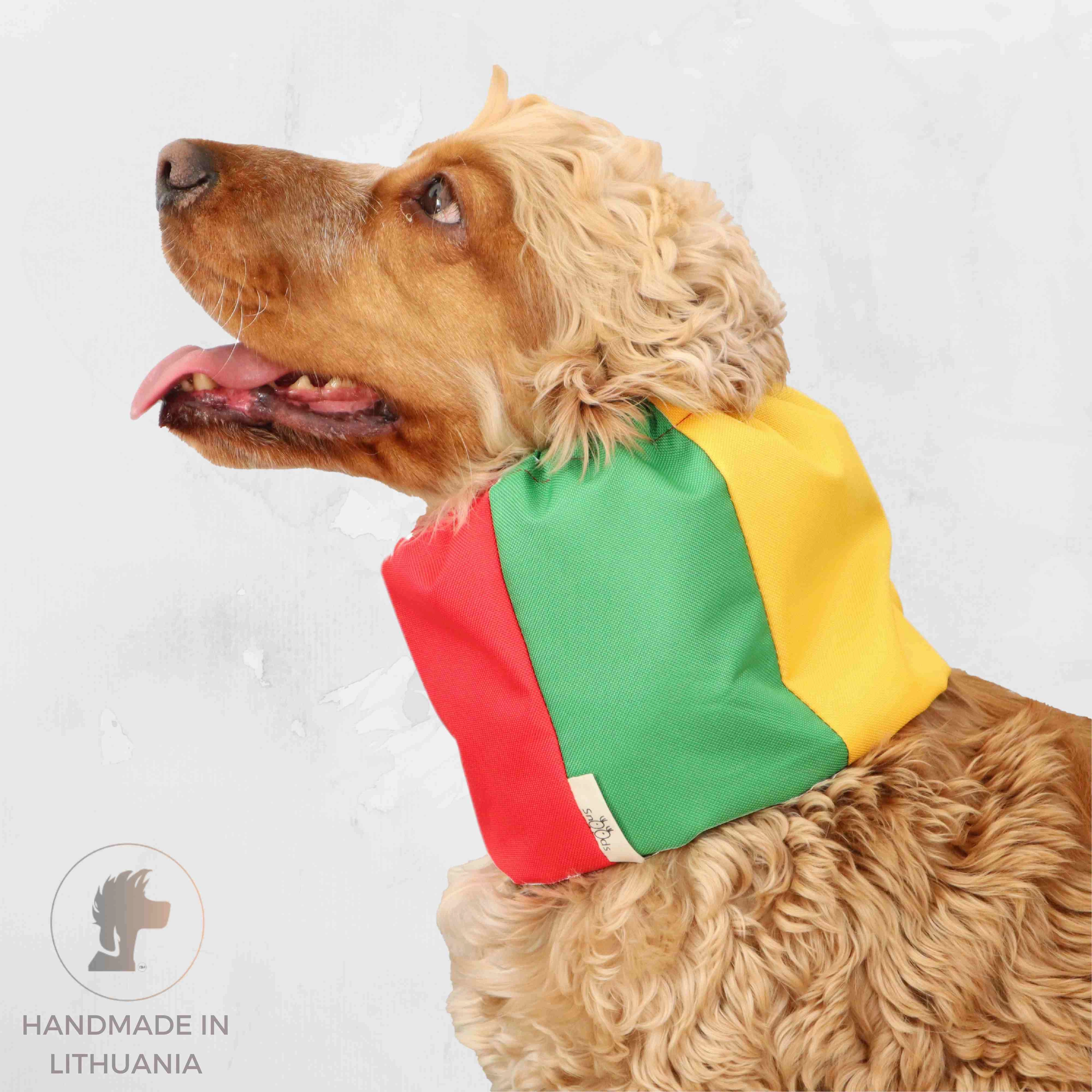 Waterproof Dog Snood | Lithuanian Flag