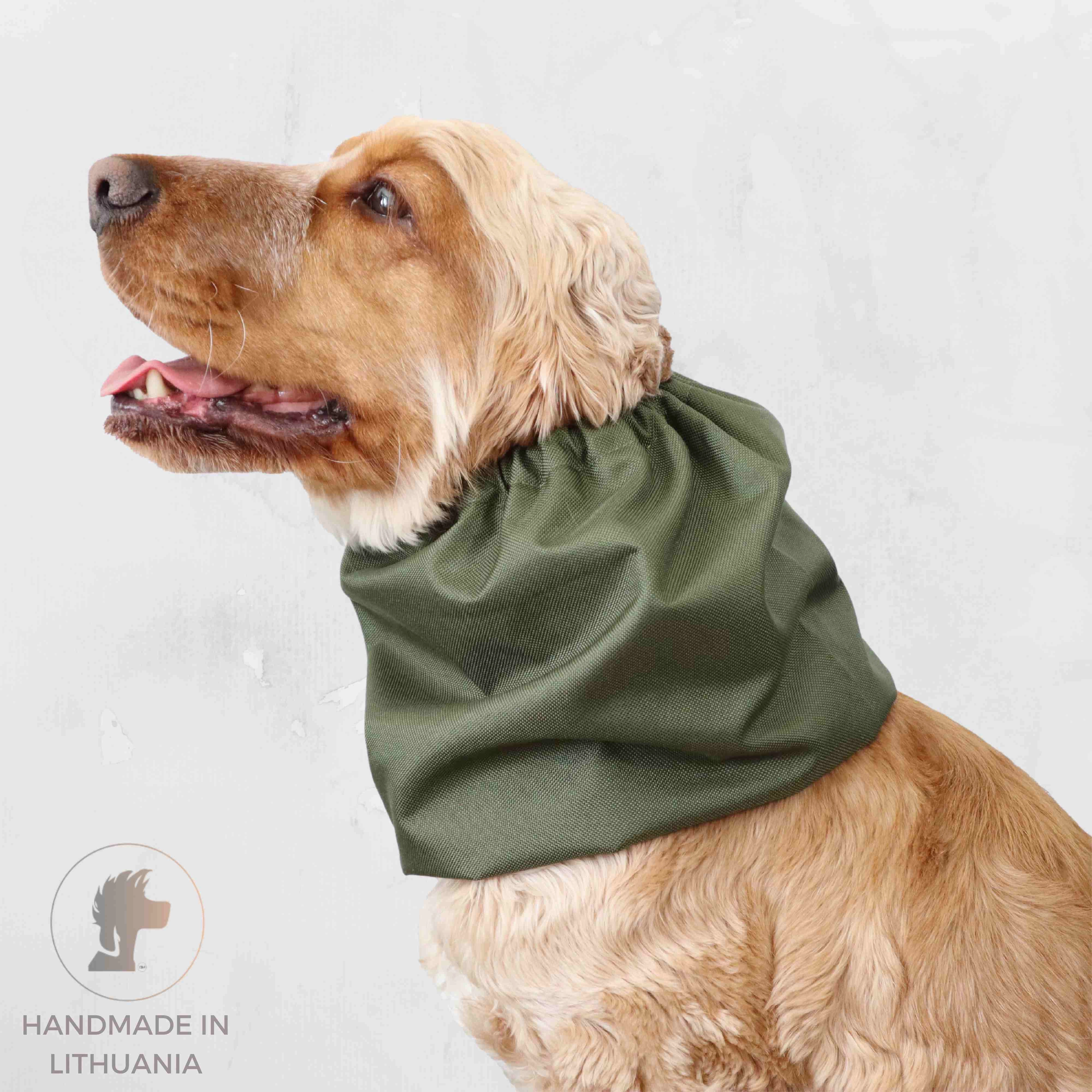 Waterproof Dog Snood | Olive Green