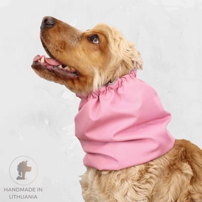 Waterproof Dog Snood | Pastel Pink
