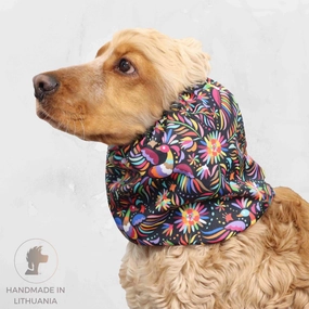 Waterproof Dog Snood | Peacock