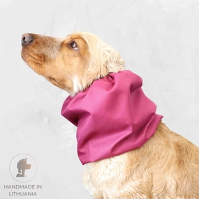 Waterproof Dog Snood | Raspberry