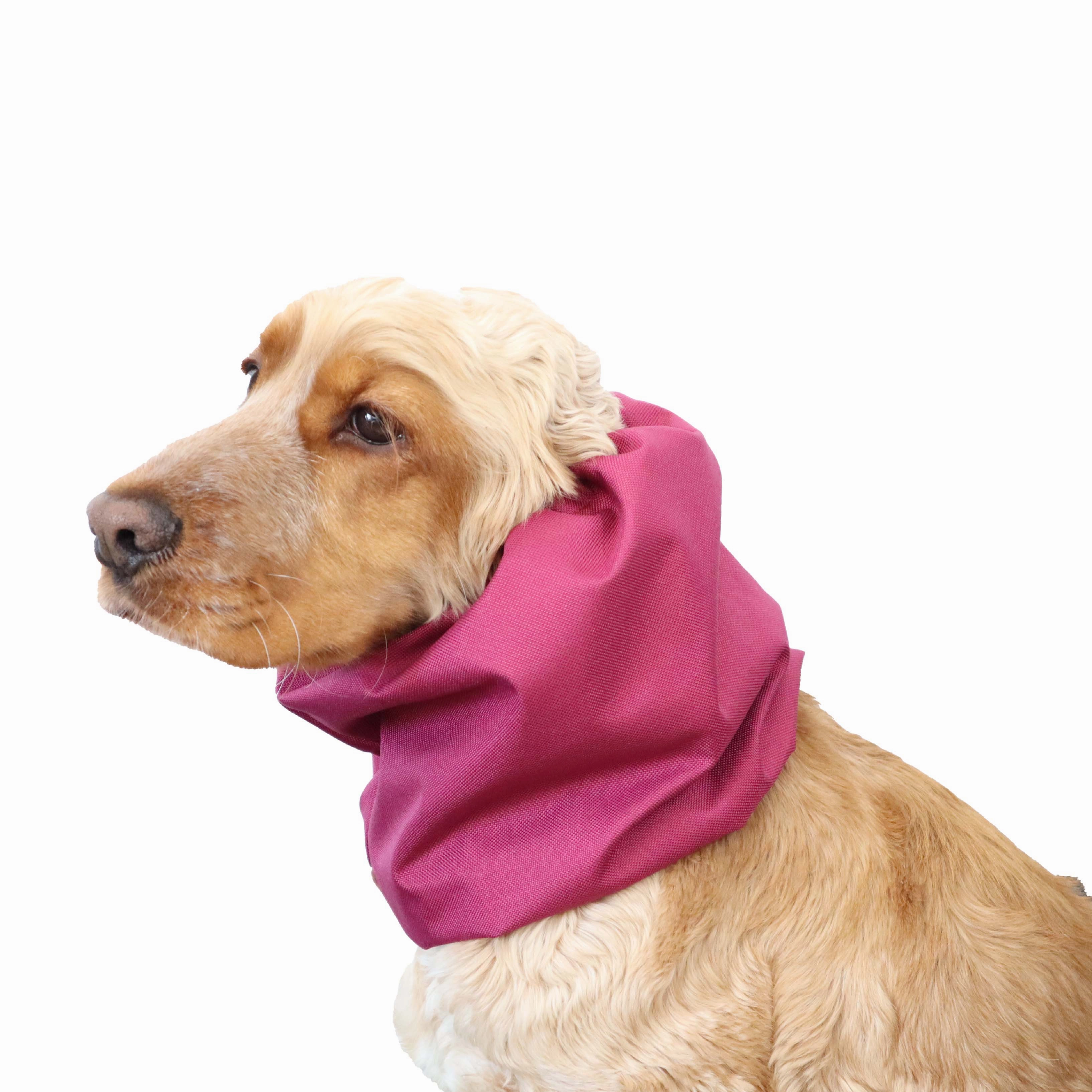 Waterproof Dog Snood | Raspberry