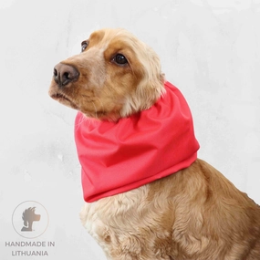 Waterproof Dog Snood | Red