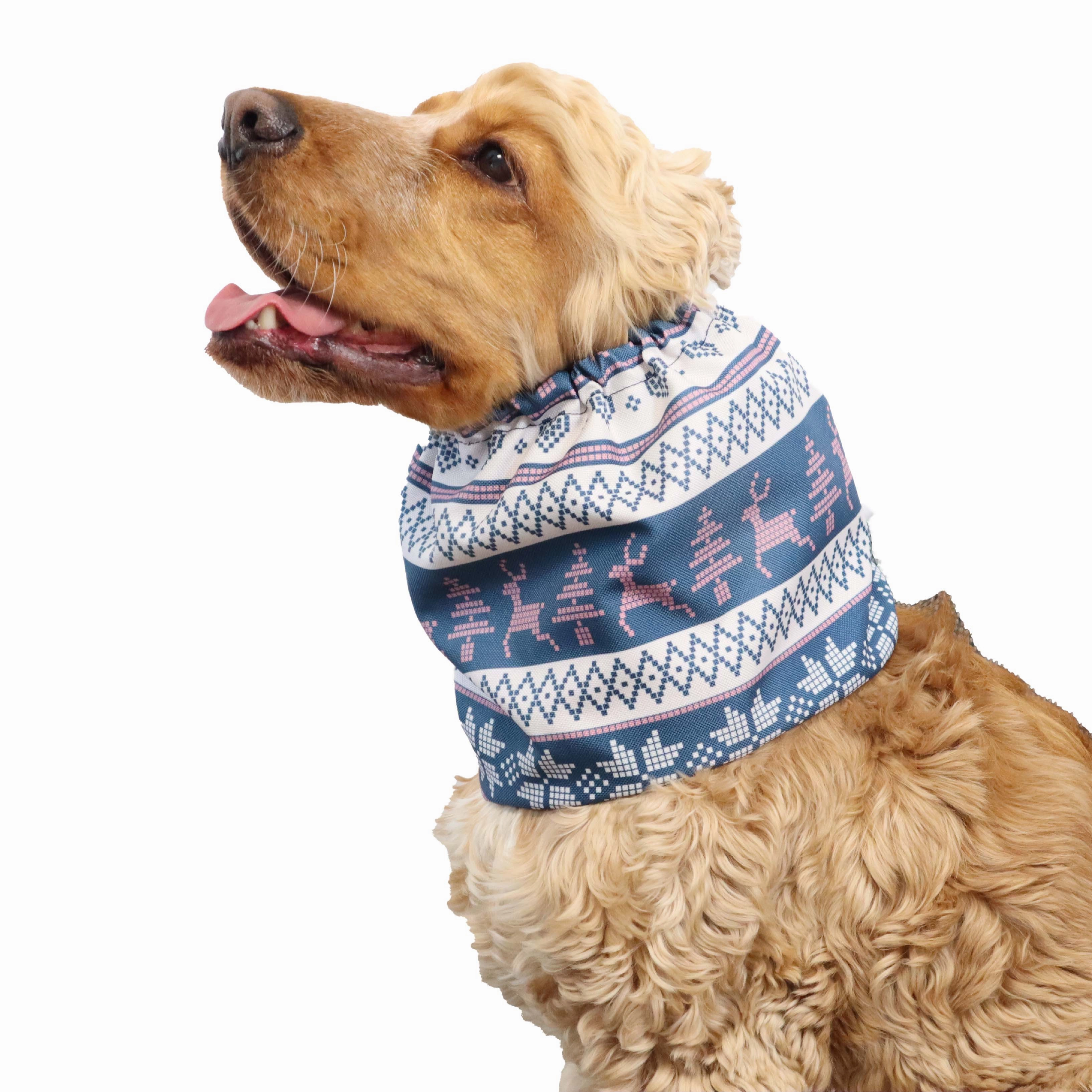 Waterproof Dog Snood | Reindeers