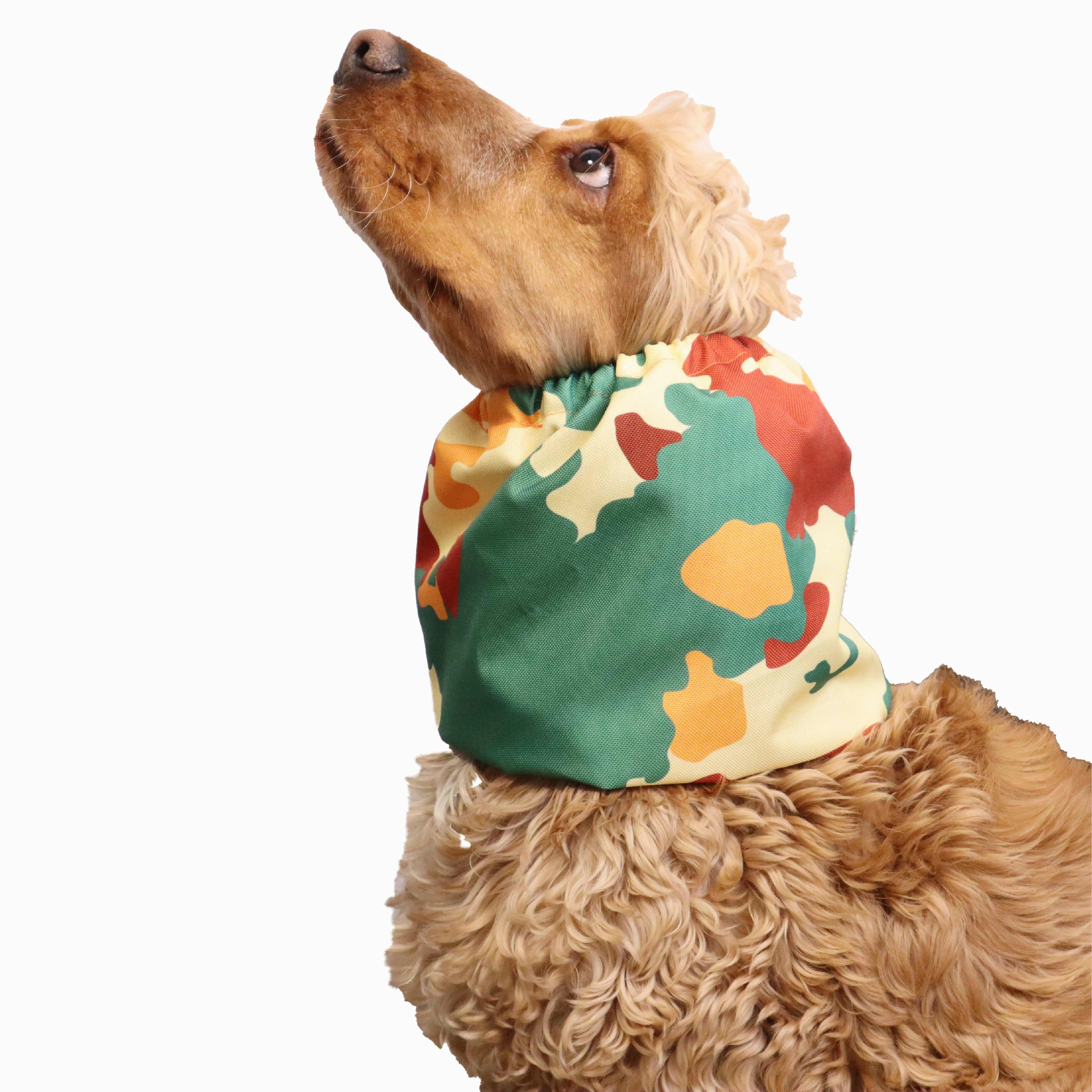 Waterproof Dog Snood | Safari Camo
