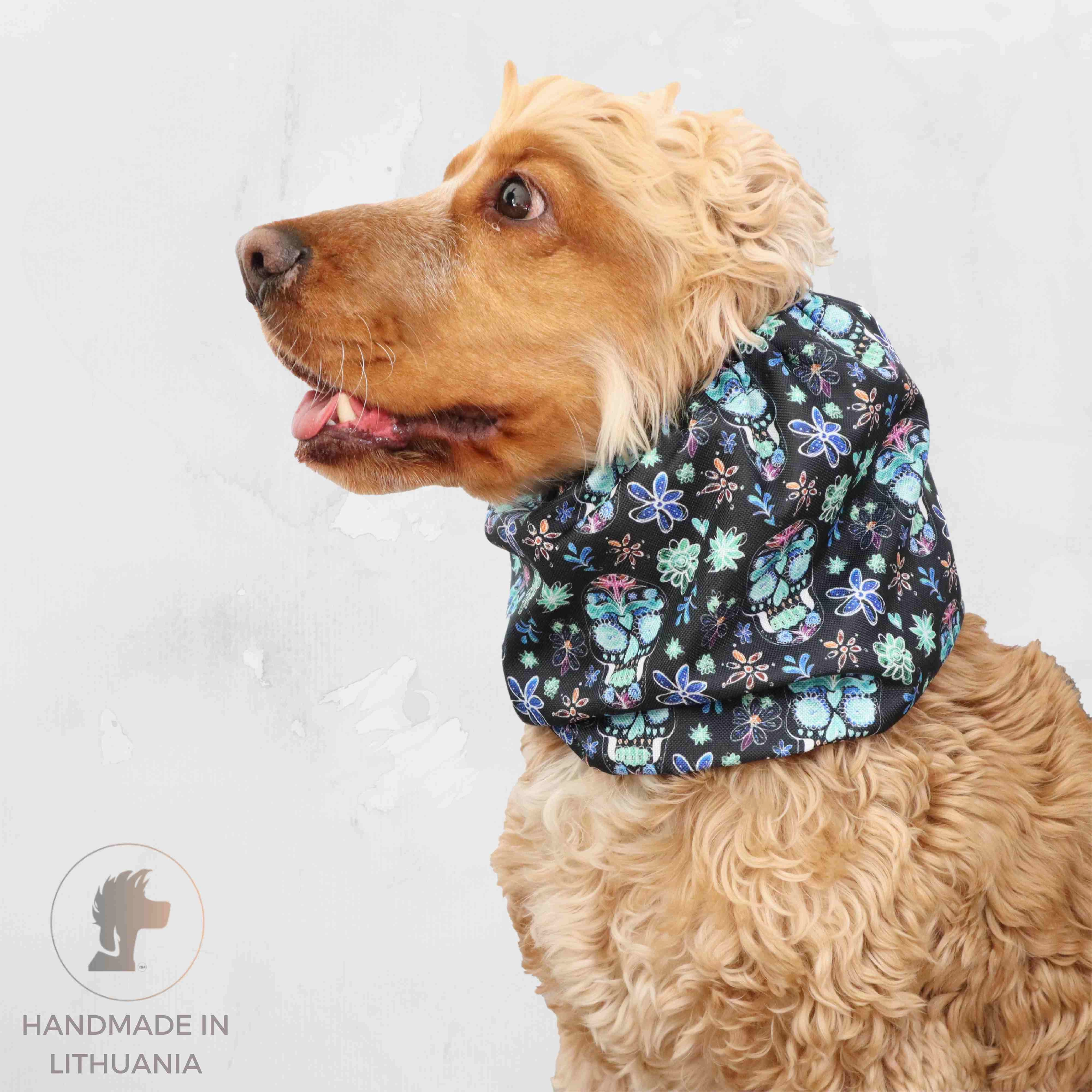 Waterproof Dog Snood | Skull