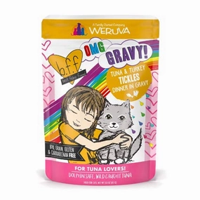 Weruva BFF OMG Tuna & Turkey Tickles in Gravy Pouch 3oz